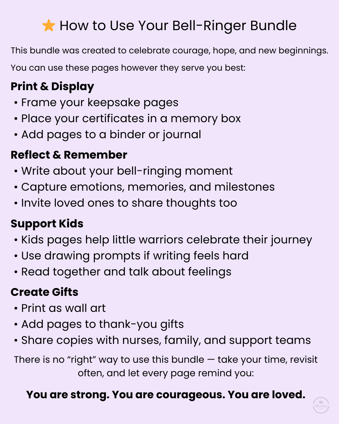 Bell Ringer Digital Bundle – Quotes, Prompts & Templates