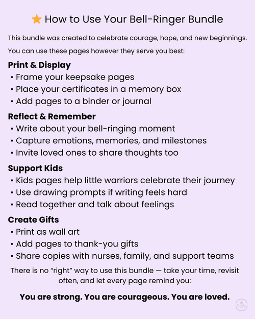 Bell Ringer Digital Bundle – Quotes, Prompts & Templates